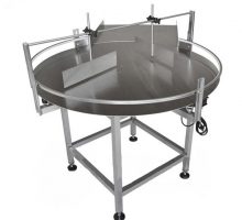 Напълно автоматична бутилка Unscrambler динамична ротационна работна маса